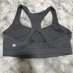 lululemon athletica Charcoal Sports Bra